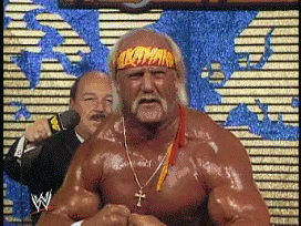 What instrument did Hulk Hogan play before becoming a pro wrestler?