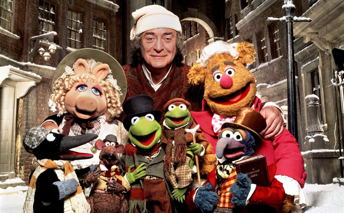 What acting advice did Michael Caine give Kermit the Frog on the set of The Muppet Christmas Carol?